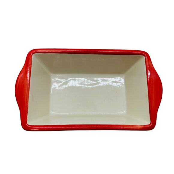 AC Moore Merry Christmas Small Ceramic Casserole Baker Nostalgic Holiday Kitchen - Picture 3 of 12